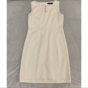 White Ivanka Trump Pencil Dress